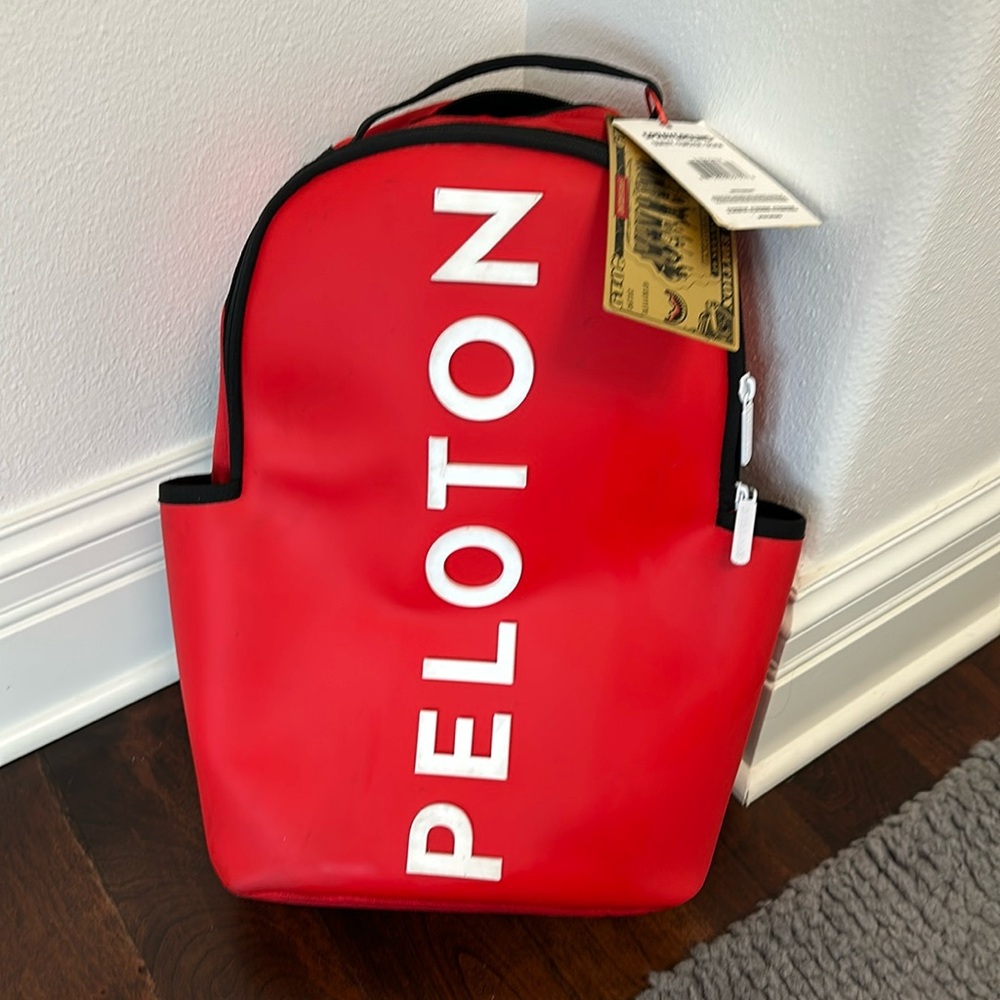 Peloton X SPRAYGROUND backpack limited edition!!